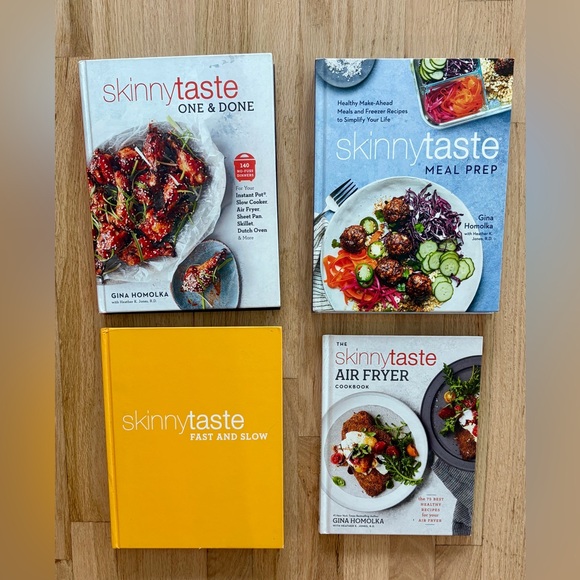 Skinnytaste Cookbooks Lot of 4: Meal Prep, One & Done, Air Fryer, Fast & Slow - Picture 1 of 9